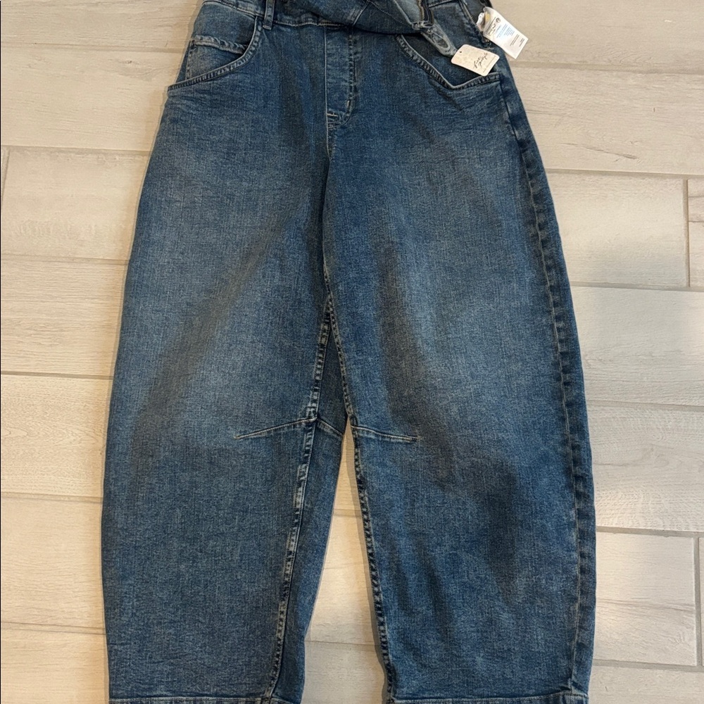 Free people barrel leg jumper size S - Picture 10 of 13